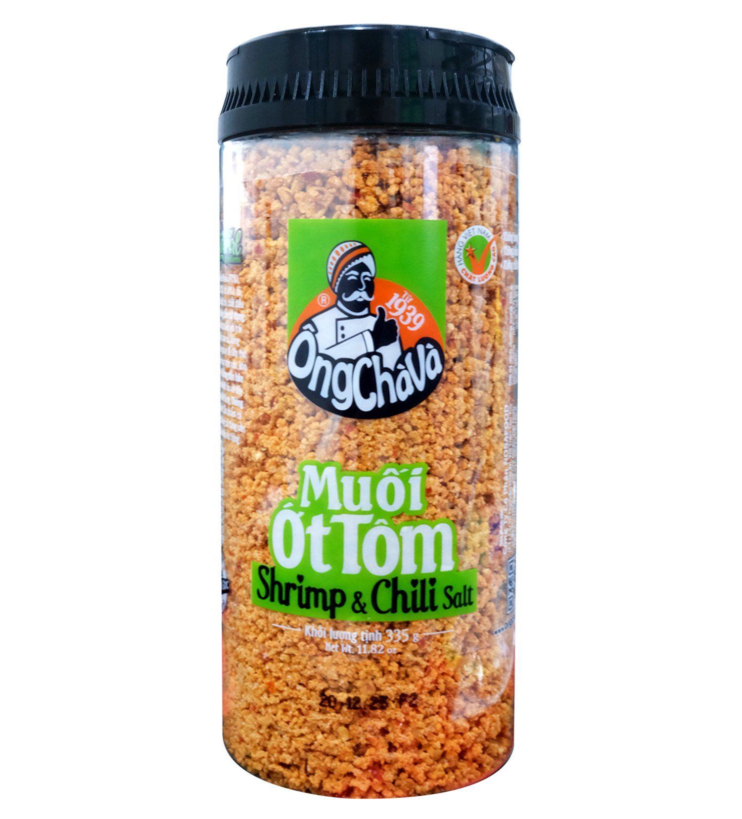  Muối Ớt Tôm Ông Chà Và 335g (Shrimp Chilli Salt Ong Cha Va) - Muối Tôm 