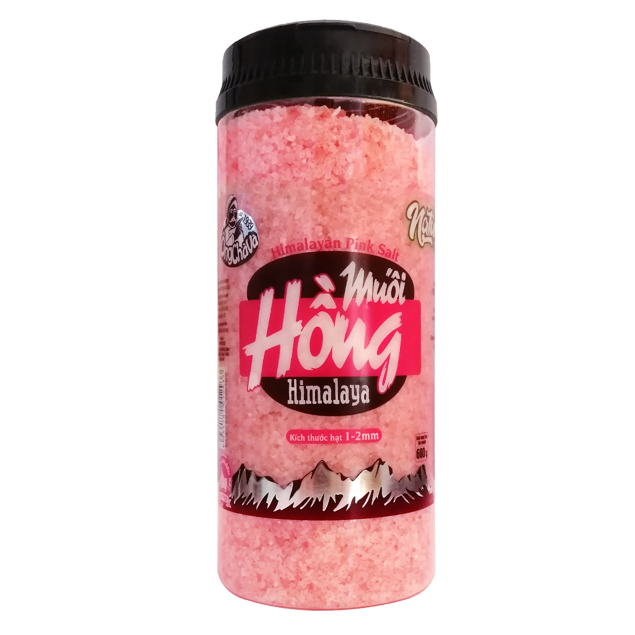  Muối Hồng Himalaya 600g (Size 1mm - 2mm) 