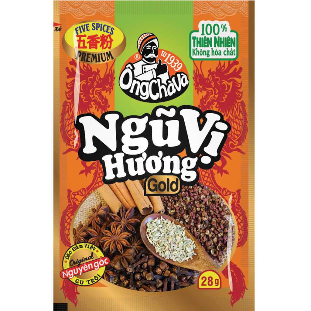  Bột Ngũ Vị Hương Gold 28gr 