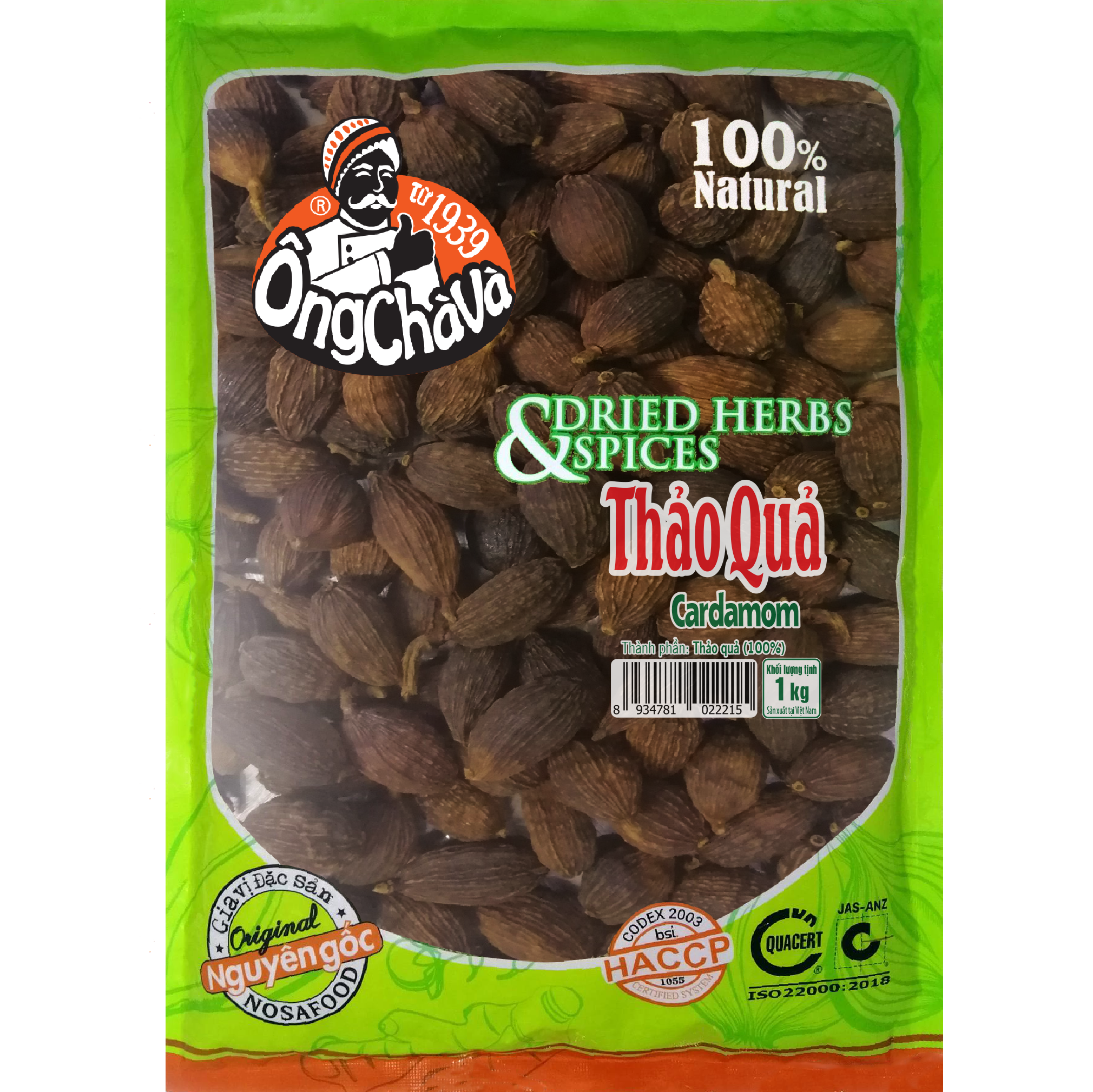  Ong Cha Va Cardamom 1kg 