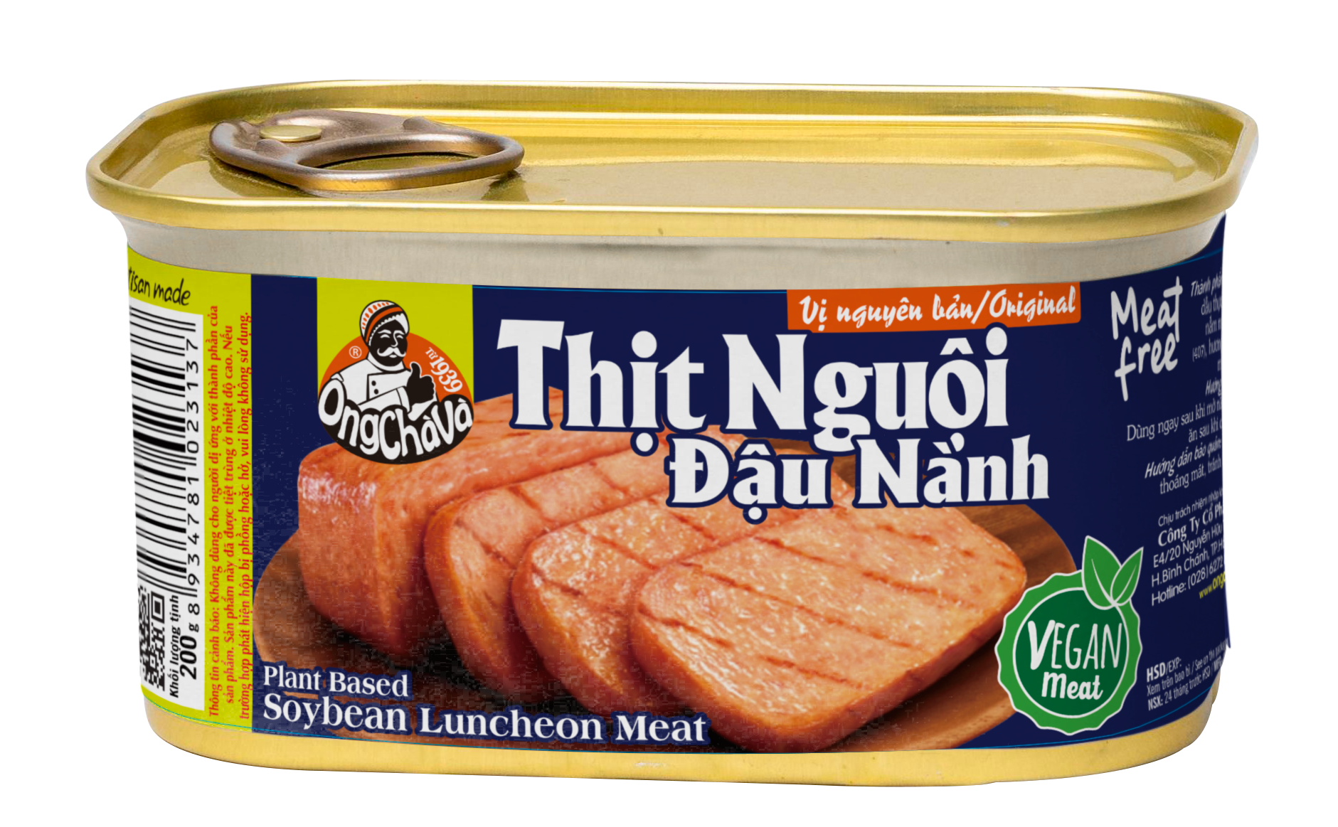  Original Plant Based Soybean Luncheon Meat 200gr 