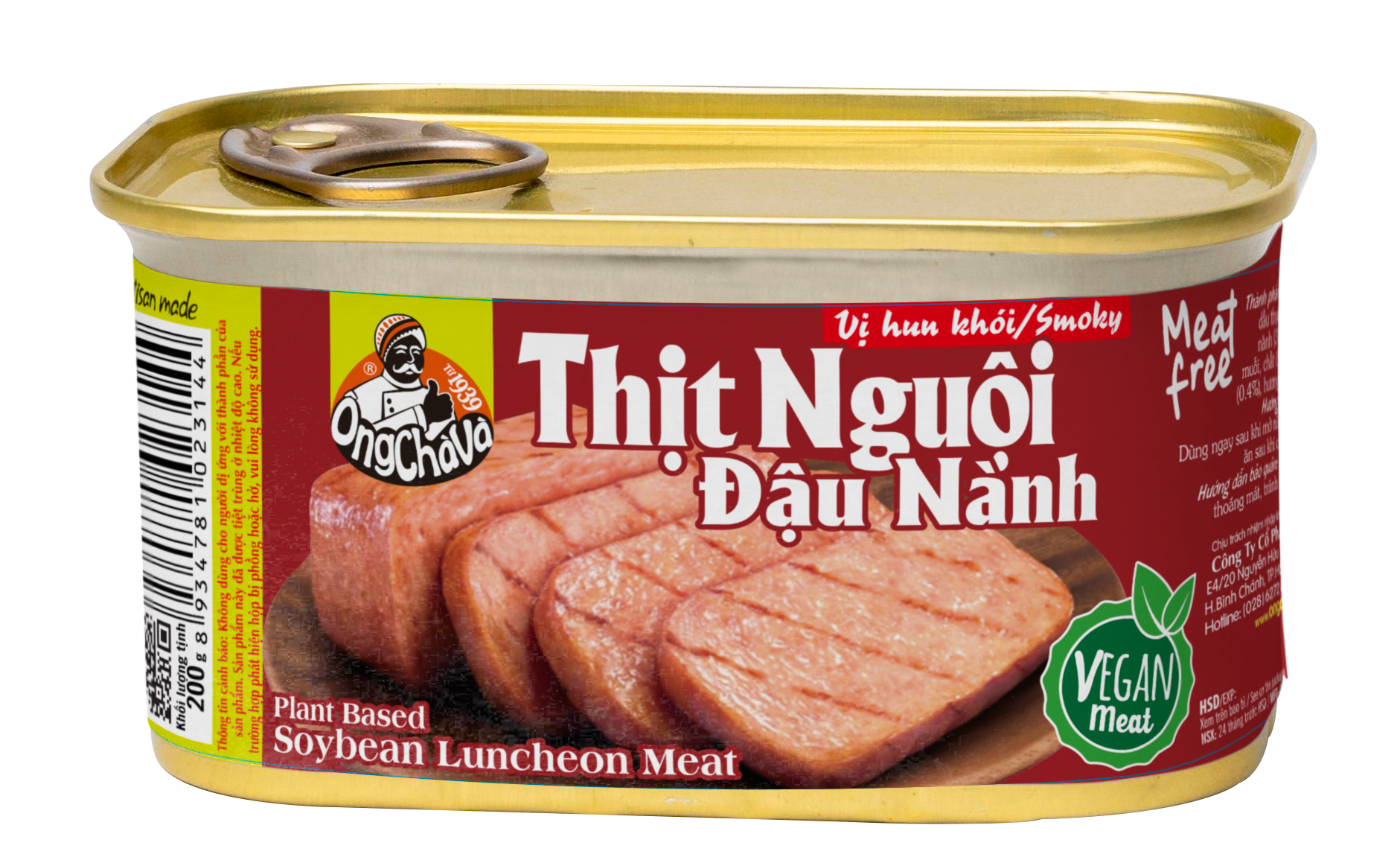  Smoky Plant Based Soybean Luncheon Meat 200gr 