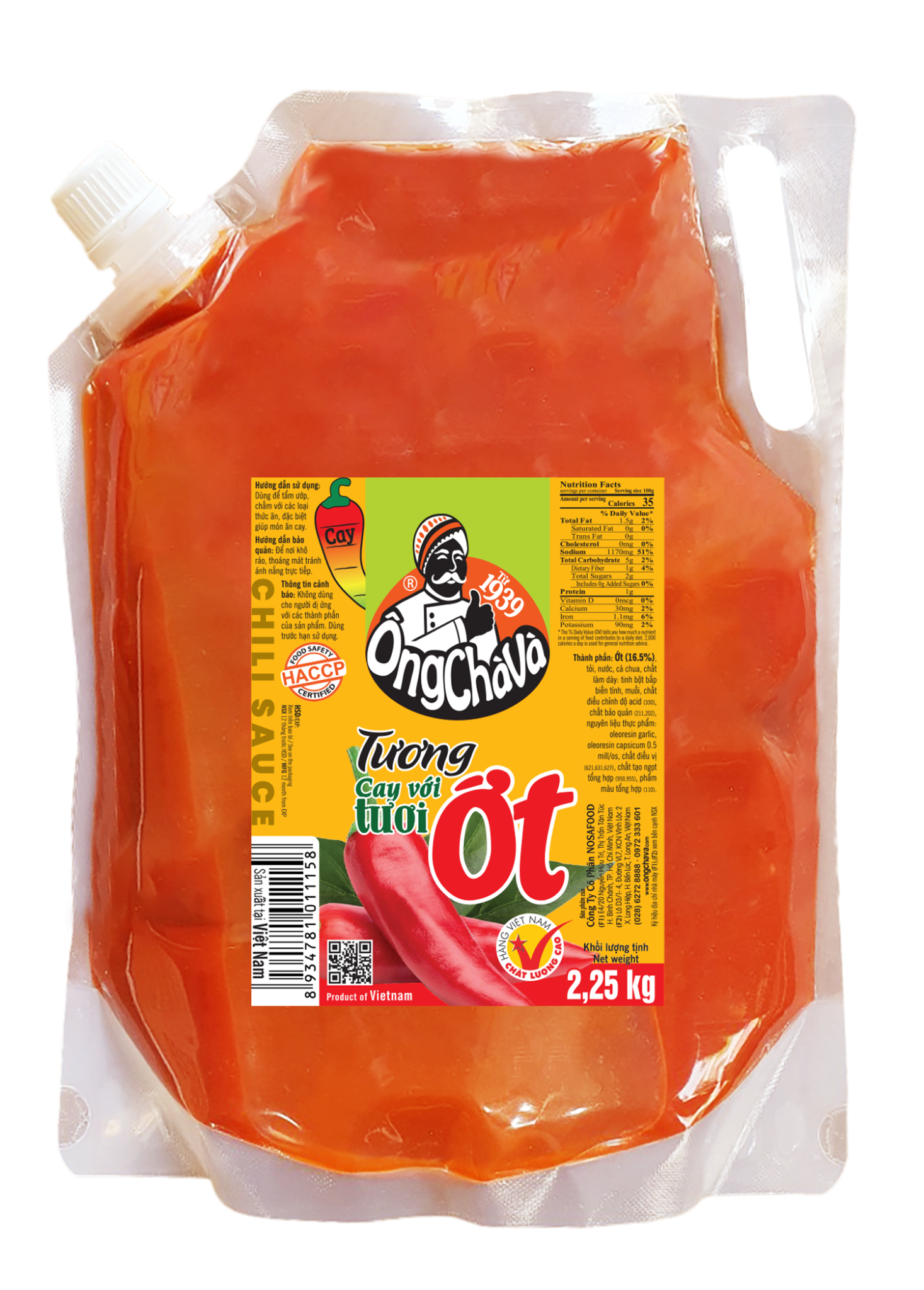  Tương Ớt 2.25kg 
