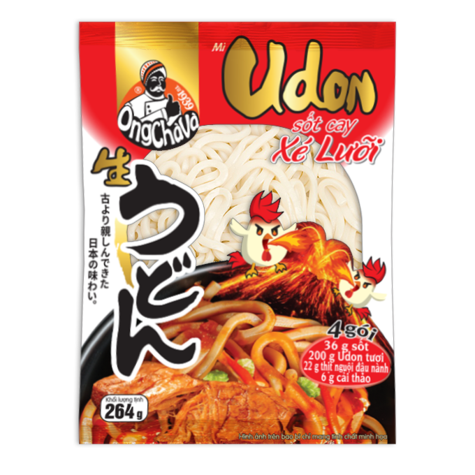  Mì Udon Sốt Cay Xé Lưỡi 