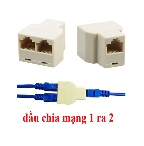 Đầu Nối Cáp Mạng RJ45 1 ra 2 8P8C vi tính Hoàng Phong - Máy Tính, Máy ...