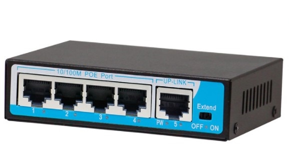 Switch PoE 4 Port 10/100M Hrui HR902-AF-42N - CHÍNH HÃNG GIÁ TỐT