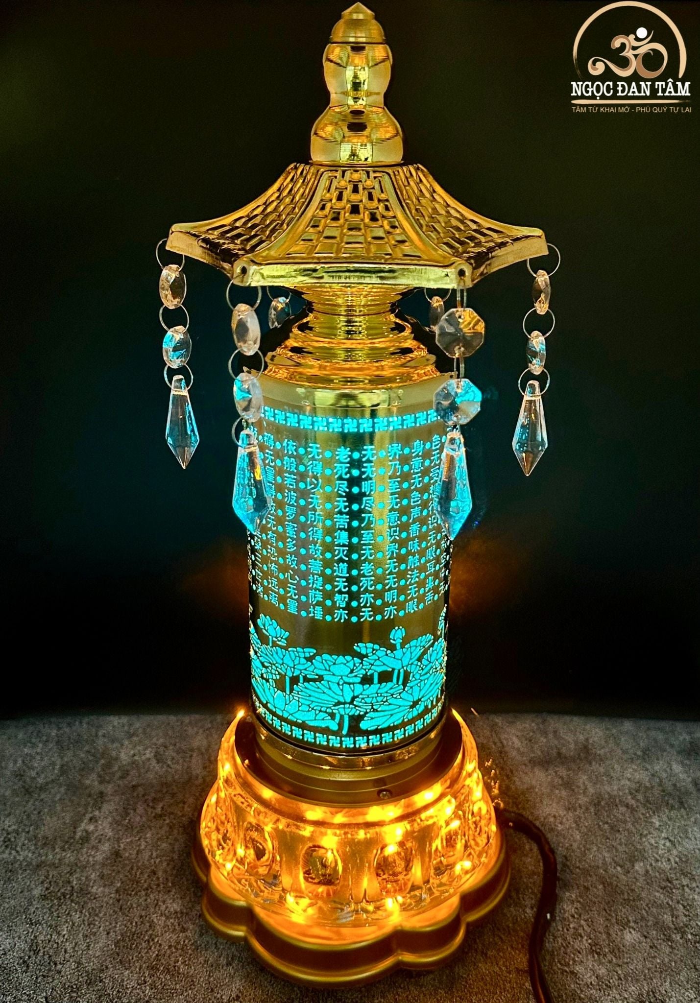  Đèn Thờ Đổi Màu Có Nhạc Kinh 