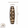  Dzi Kim Cương 3 Mắt 43x12mm 