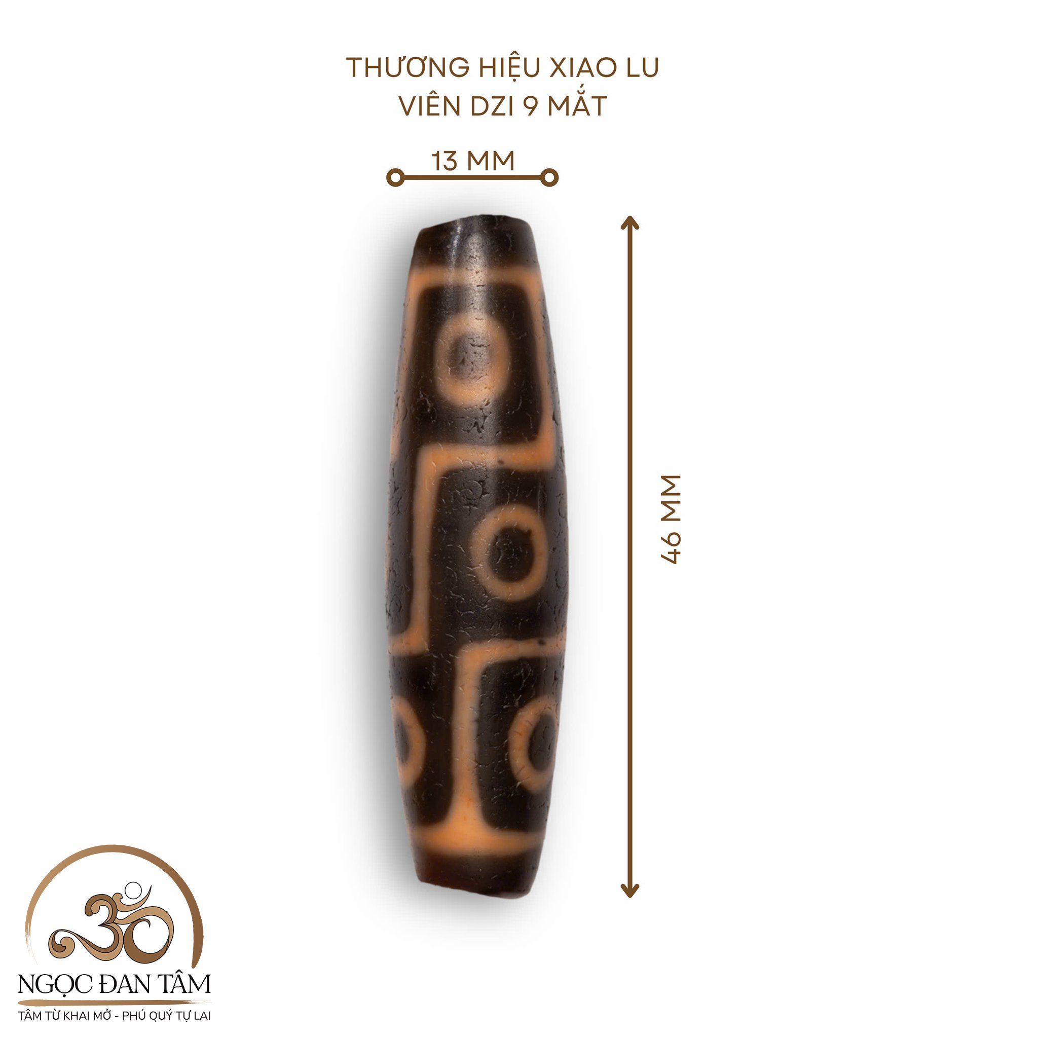  Dzi 9 Mắt 46x13mm 