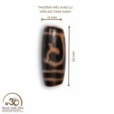  Dzi Tara Xanh 30x13mm 