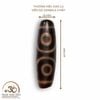 Dzi Zambala 3 Mắt 40x13mm ( New Dzi - Xiao Lu )