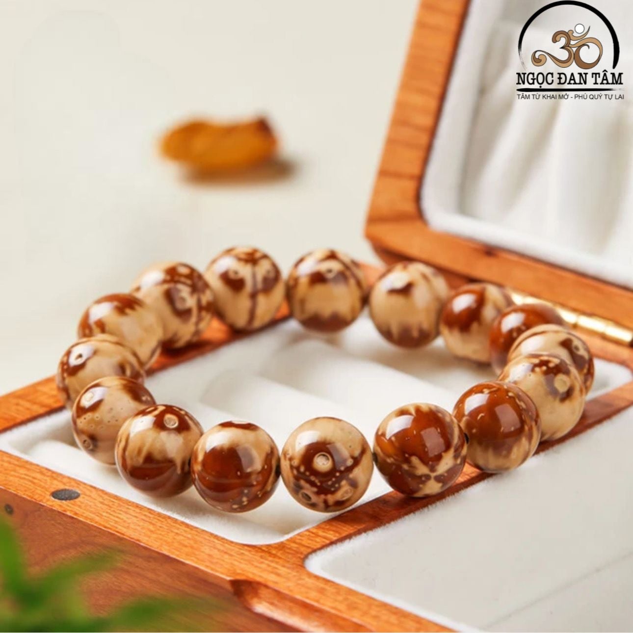  Vòng Tay Hạt Bồ Đề 14mm 