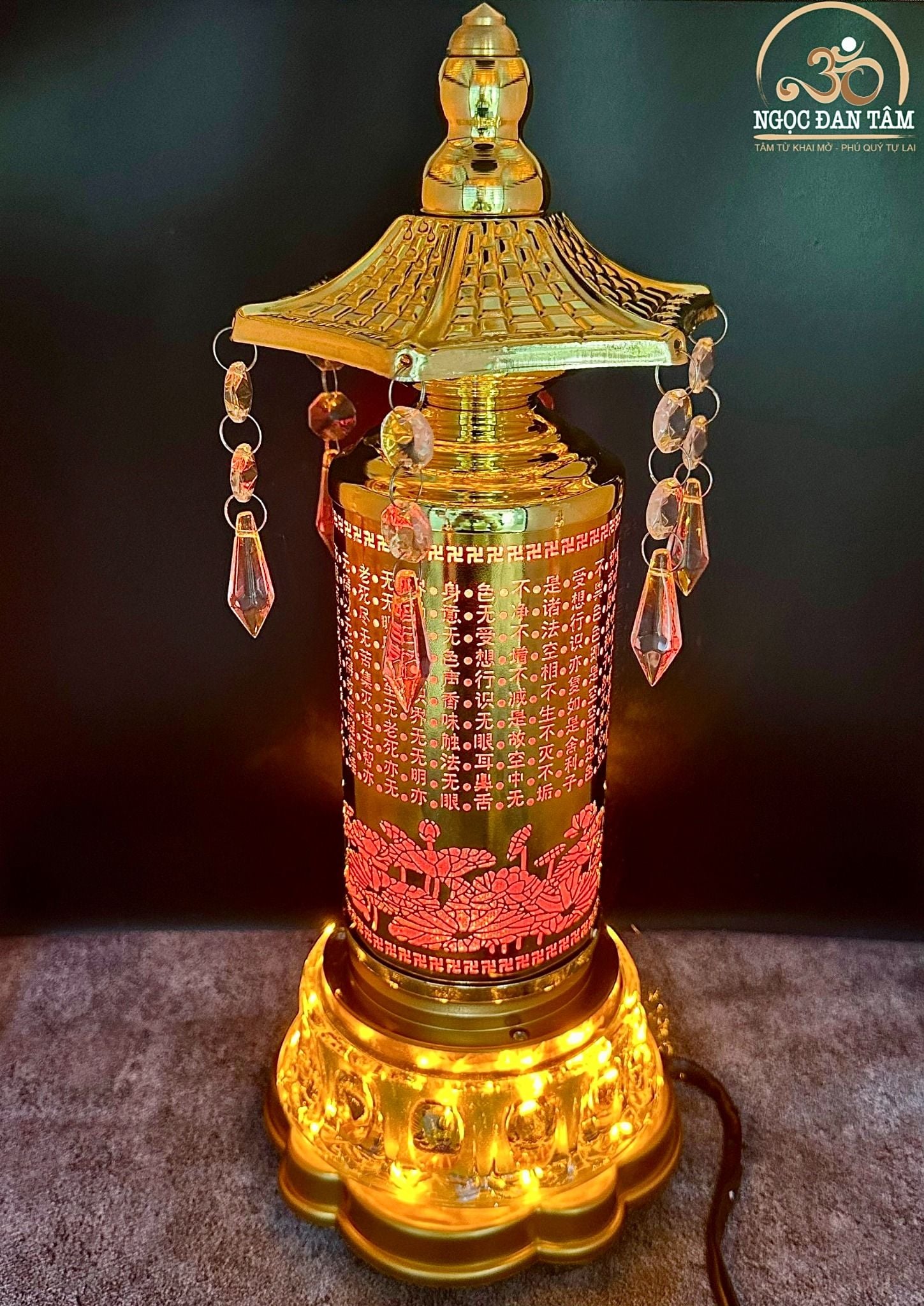  Đèn Thờ Đổi Màu Có Nhạc Kinh 