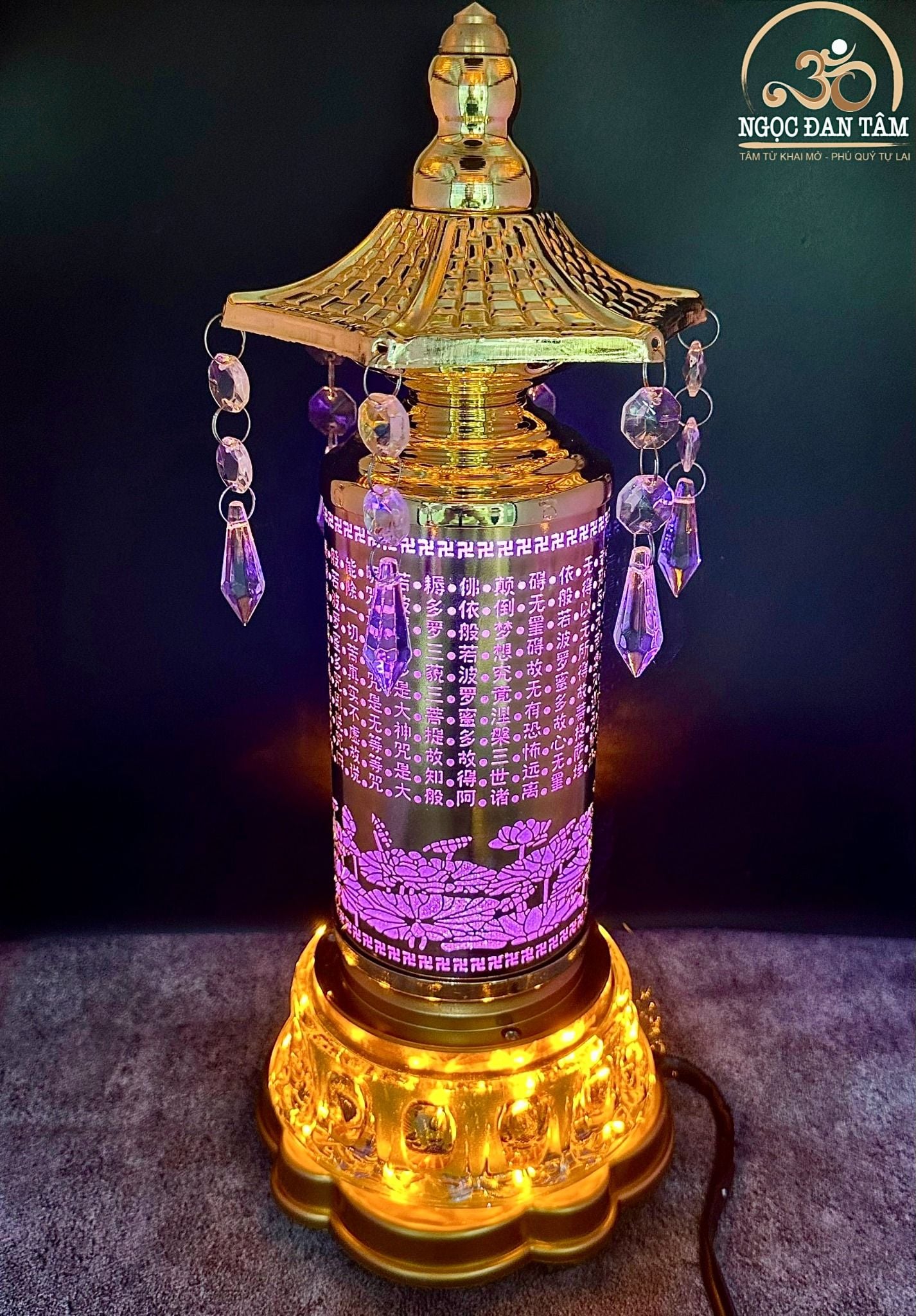  Đèn Thờ Đổi Màu Có Nhạc Kinh 