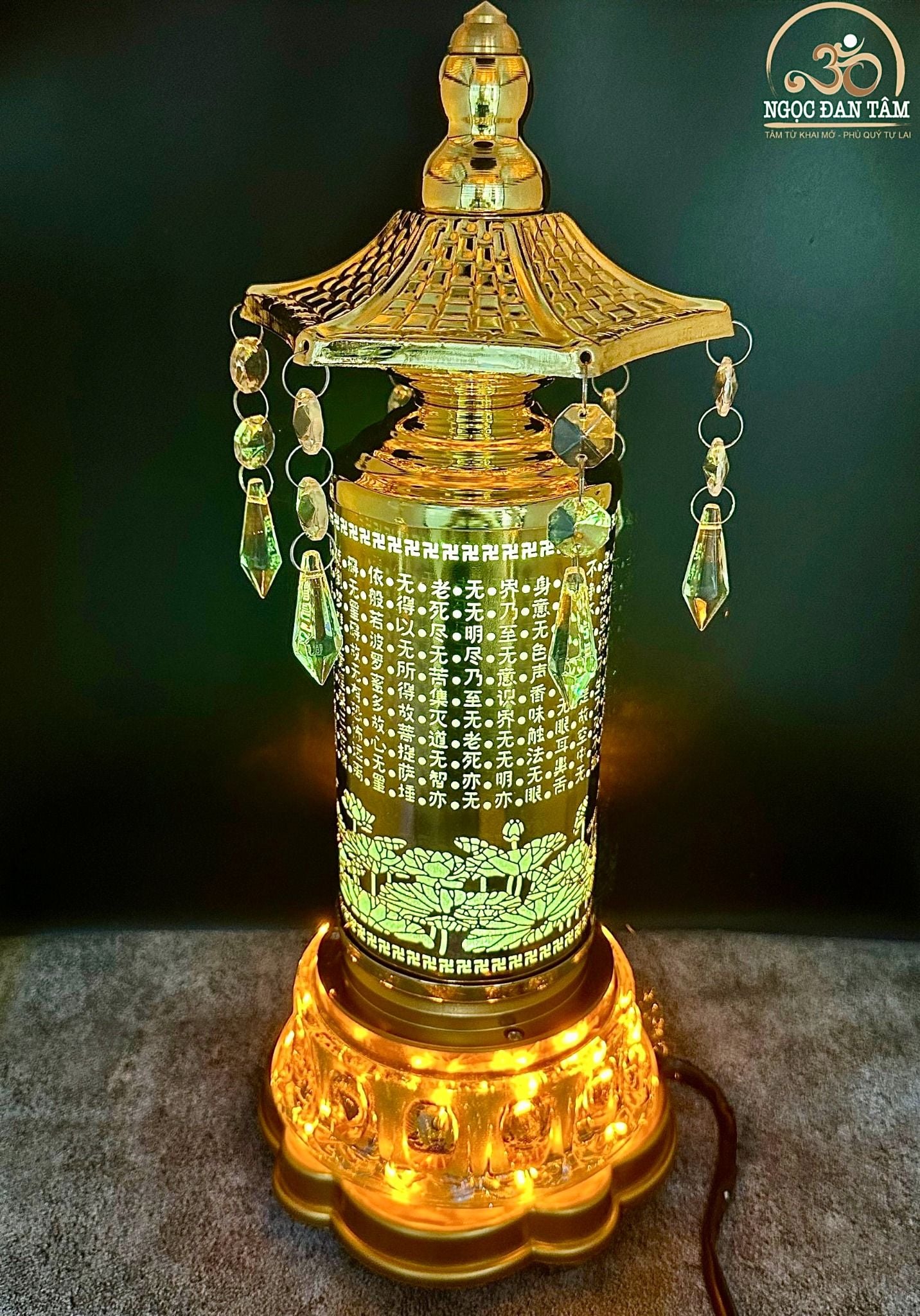  Đèn Thờ Đổi Màu Có Nhạc Kinh 