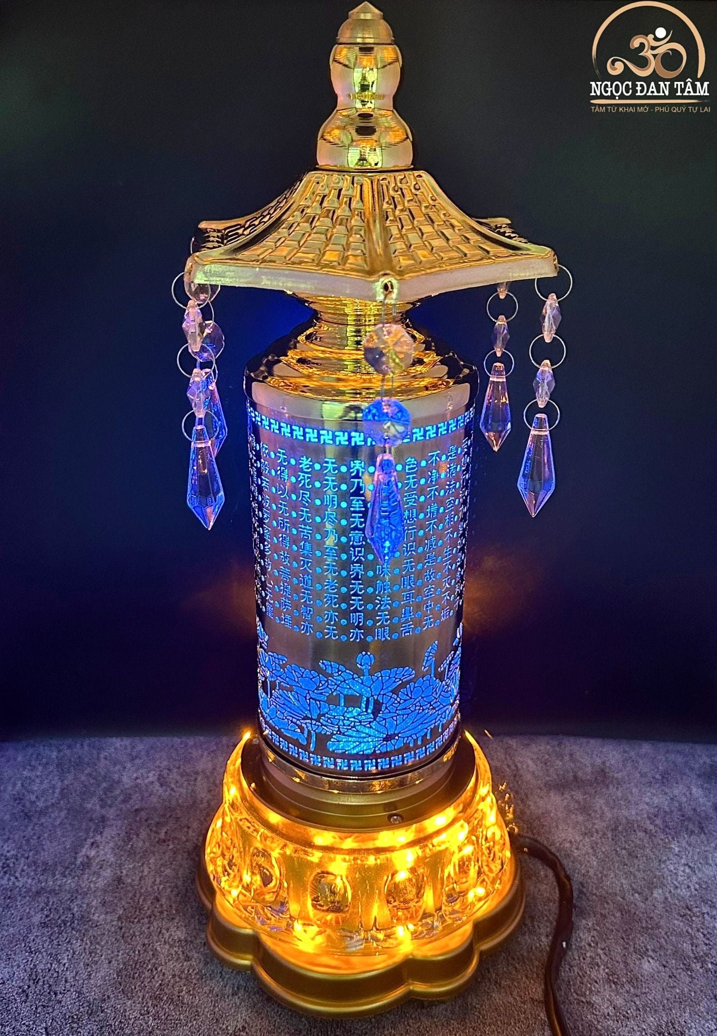  Đèn Thờ Đổi Màu Có Nhạc Kinh 