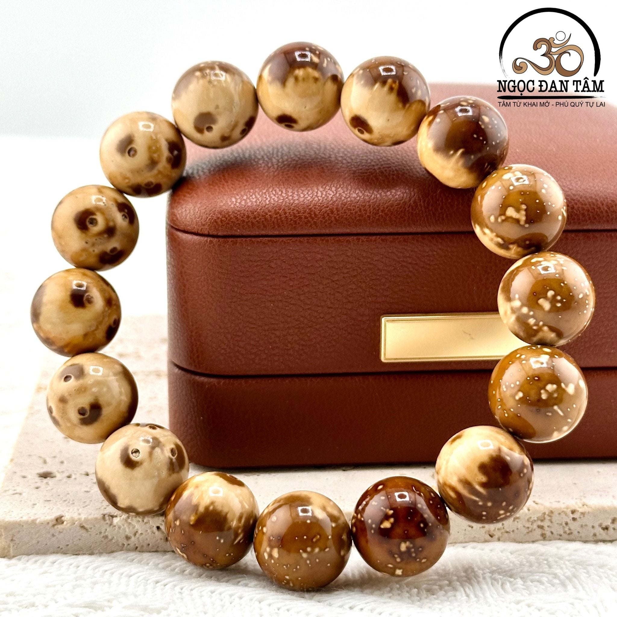  Vòng Tay Hạt Bồ Đề 14mm 