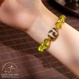  Vòng Tay Dzi Răng Cọp Phối Thanh Phách 