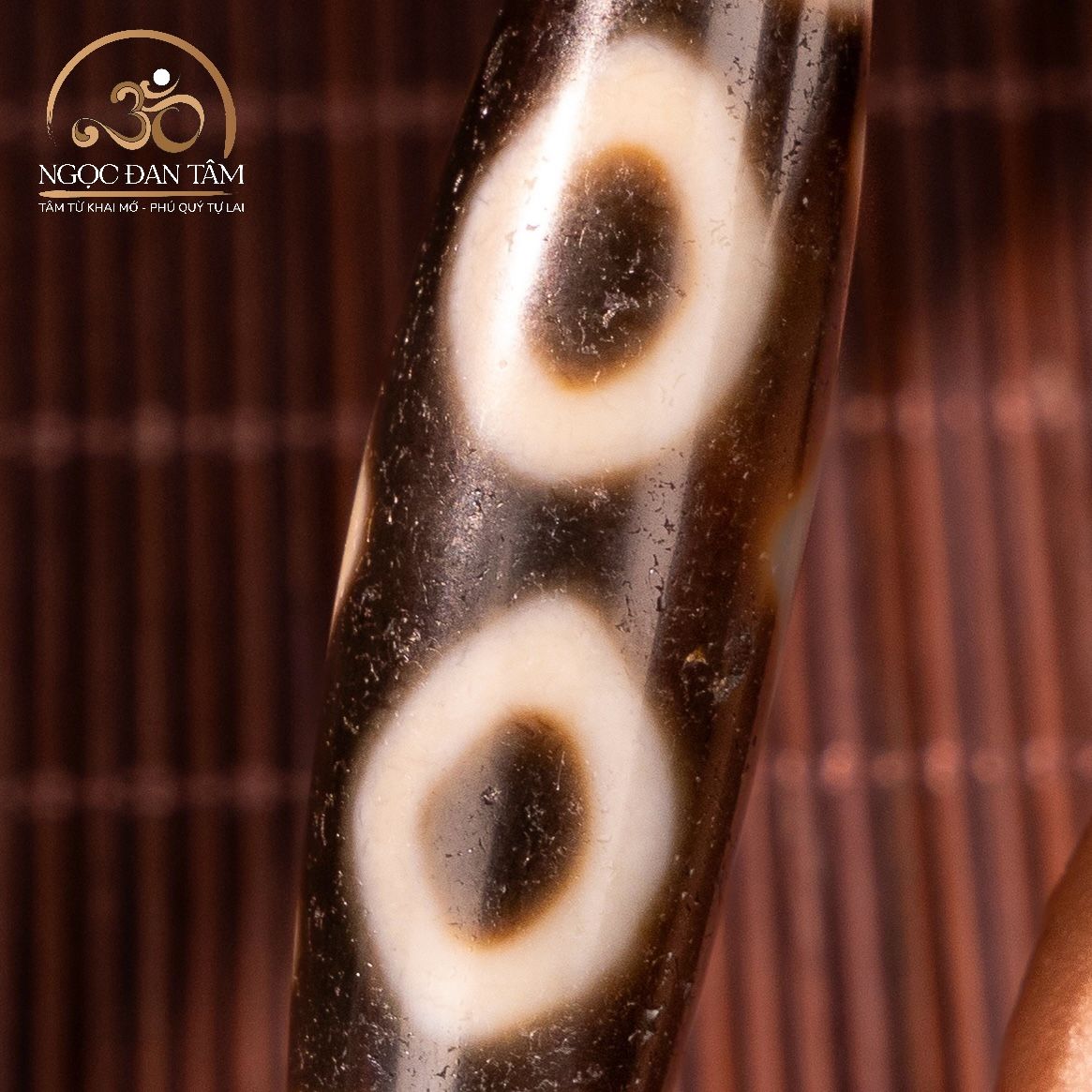  Dzi 3 mắt 43x12mm 