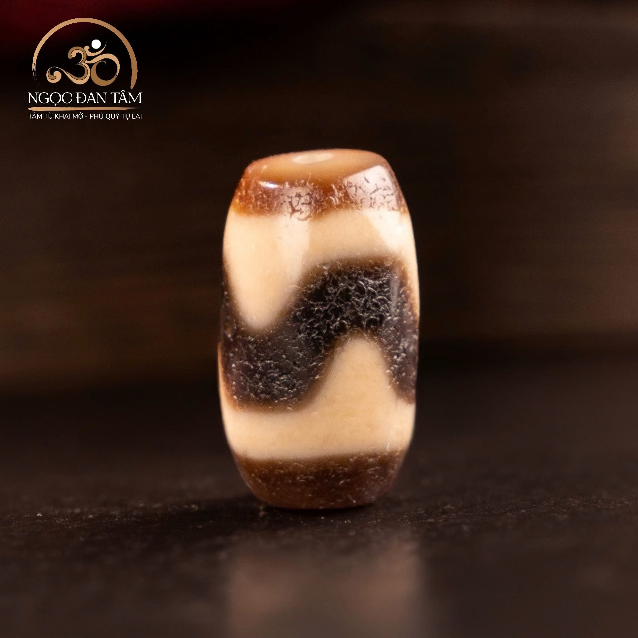  Dzi răng cọp 20x11mm 