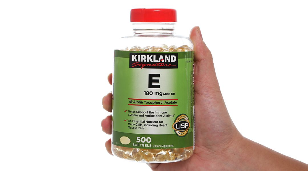  A43 - Vitamin E Kirkland 500 viên 