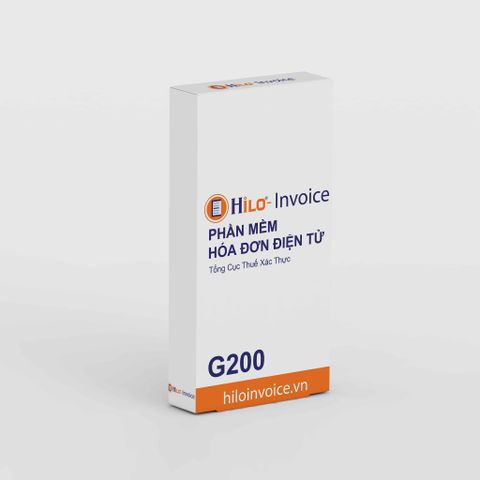  HILO G200 - Hóa đơn điện tử Hilo Invoice 200 số hóa đơn 1 năm sử dụng 