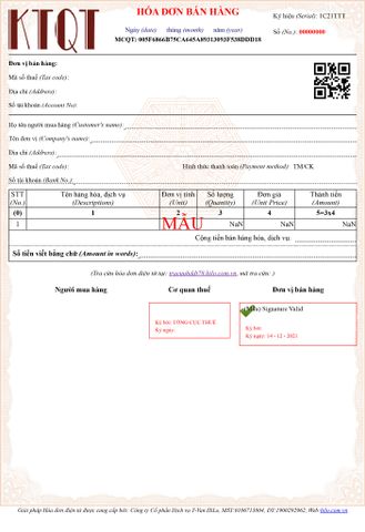  Lộ Bàng Thổ - Hóa đơn điện tử ngũ hành Hilo Invoice - HIN 300 - HIN 500 - HIN 1000 - HIN 5000 - HIN 10000 