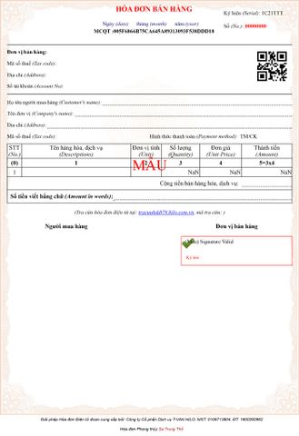  Sa Trung Thổ - Hóa đơn điện tử ngũ hành Hilo Invoice - HIN 300 - HIN 500 - HIN 1000 - HIN 5000 - HIN 10000 