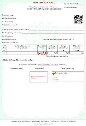  Thạch Lựu Mộc - Hóa đơn điện tử ngũ hành Hilo Invoice - HIN 300 - HIN 500 - HIN 1000 - HIN 5000 - HIN 10000 