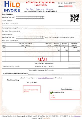  Thành Đầu Thổ - Hóa đơn điện tử ngũ hành Hilo Invoice - HIN 300 - HIN 500 - HIN 1000 - HIN 5000 - HIN 10000 