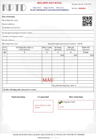  Thoa Xuyến Kim - Hóa đơn điện tử ngũ hành Hilo Invoice - HIN 300 - HIN 500 - HIN 1000 - HIN 5000 - HIN 10000 