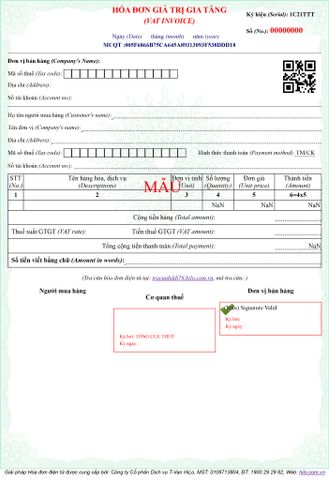  Tùng Bách Mộc - Hóa đơn điện tử ngũ hành Hilo Invoice - HIN 300 - HIN 500 - HIN 1000 - HIN 5000 - HIN 10000 