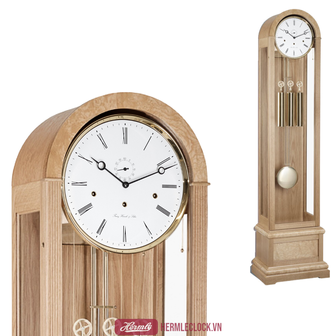 Hermle Bethnal 22511-030340 - Orologio Da Tavolo Meccanico Di Pregio, Suoneria Westminster 8 Giorni, 25.5 Cm