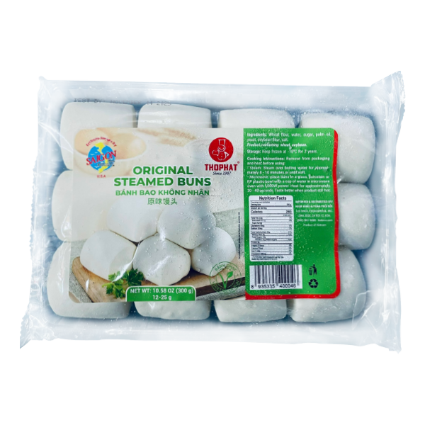  Bánh Bao Không Nhân - Original Steamed Buns 