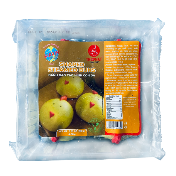  Bánh Bao Tạo Hình Con Gà - Shaped Steamed Buns 