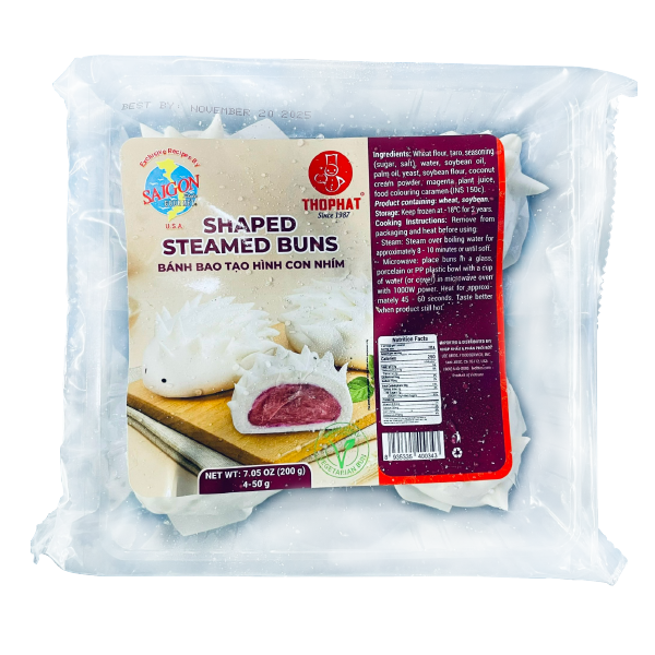  Bánh Bao Tạo Hình Con Nhím 