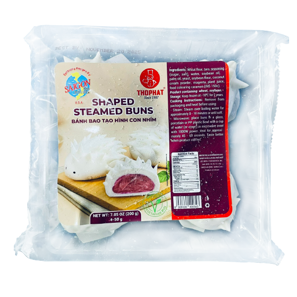  Bánh Bao Tạo Hình Con Nhím 