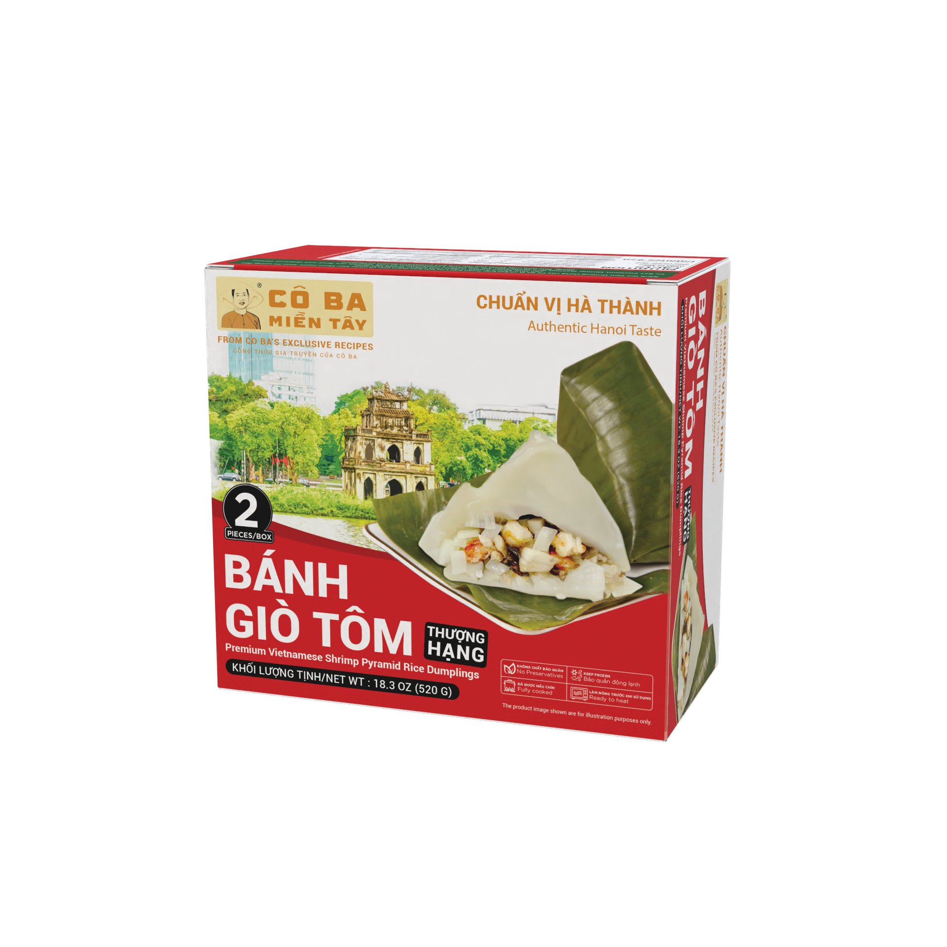  Bánh Giò Tôm - Premium Vietnamese Shrimp Pyramid Rice Dumplings 