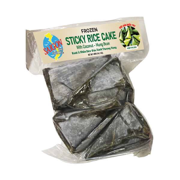  Bánh Ít Nhân Dừa Đậu Xanh Thượng Hạng - Frozen Sticky Rice Cake with Coconut & Mung Bean 