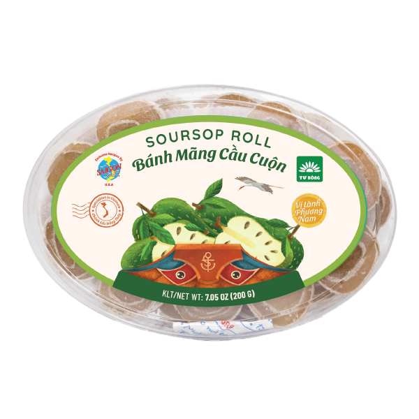  Bánh Mẵng Cầu Cuộn - Soursop Roll 