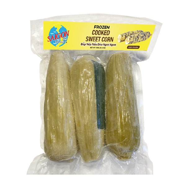  Bắp Nếp Nấu Dẻo Ngọt, Ngon - Frozen Cooked Sweet Corn 