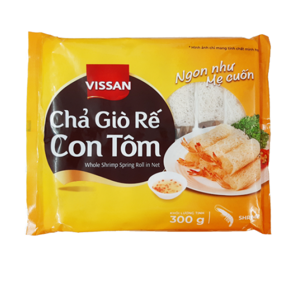 Chả Giò Rế Con Tôm - Whole Shrimp Spring Rolls in Net 