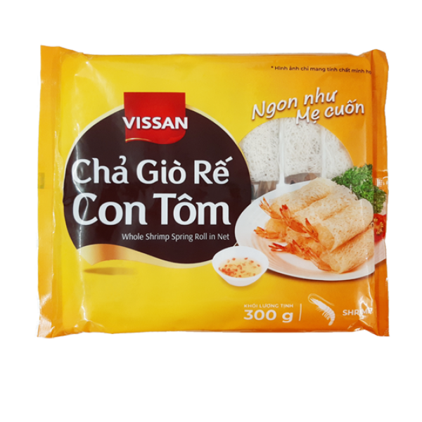  Chả Giò Rế Con Tôm - Whole Shrimp Spring Rolls in Net 
