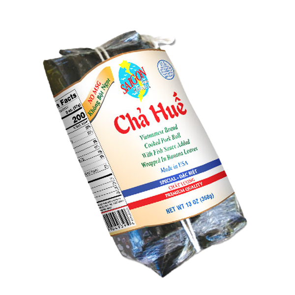  Chả Quế Lá Chuối - Cooked Pork Roll Wrapped in Banana Leaves 