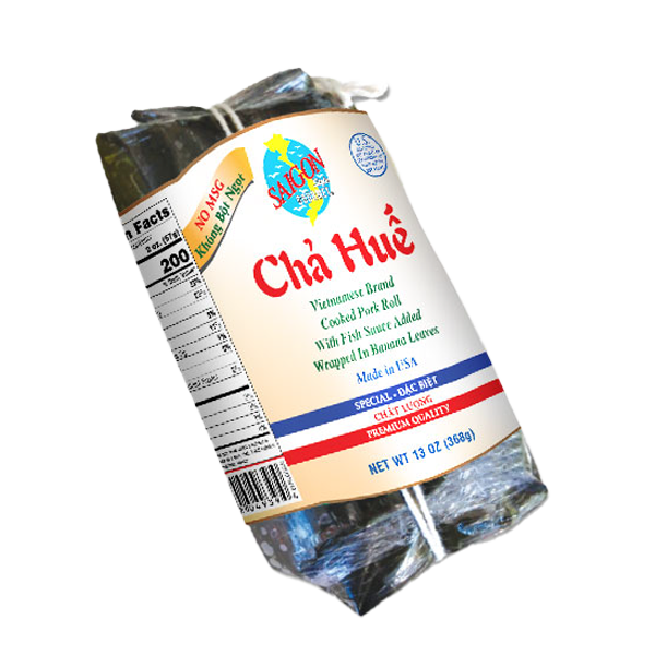  Chả Quế Lá Chuối - Cooked Pork Roll Wrapped in Banana Leaves 