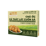  Chả Ốc Cá Thát Lát Cuốn Sả - Wrapped Lemongrass Leaf Featherback Fish Paste With Snails 