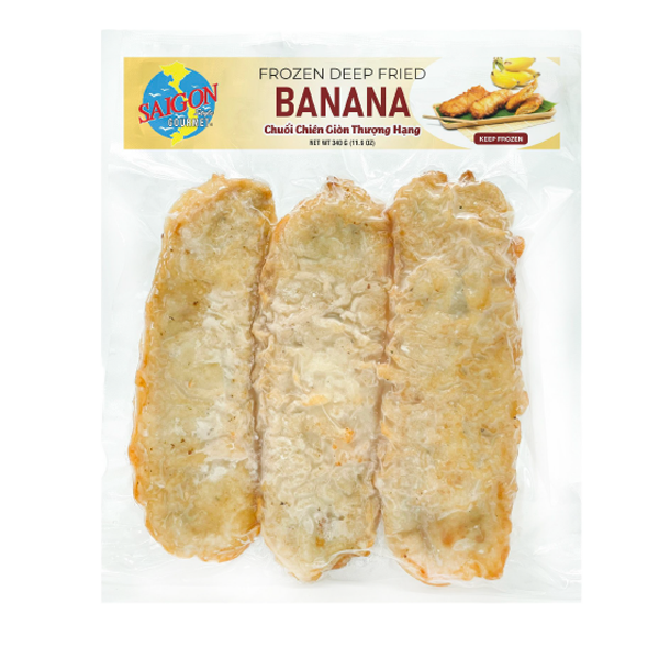  Chuối Chiên Giòn Thượng Hạng - Frozen Deep Fried Banana 