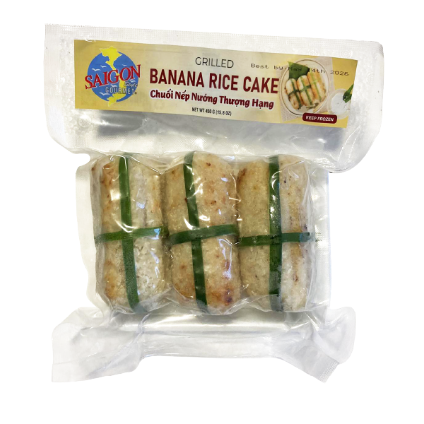  Chuối Nếp Nướng Thượng Hạng - Grilled Banana Rice Cake 