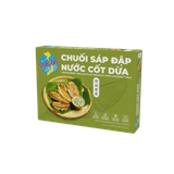  Chuối Sáp Đập Nước Cốt Dừa - Grilled Flat Banana With Coconut Milk 