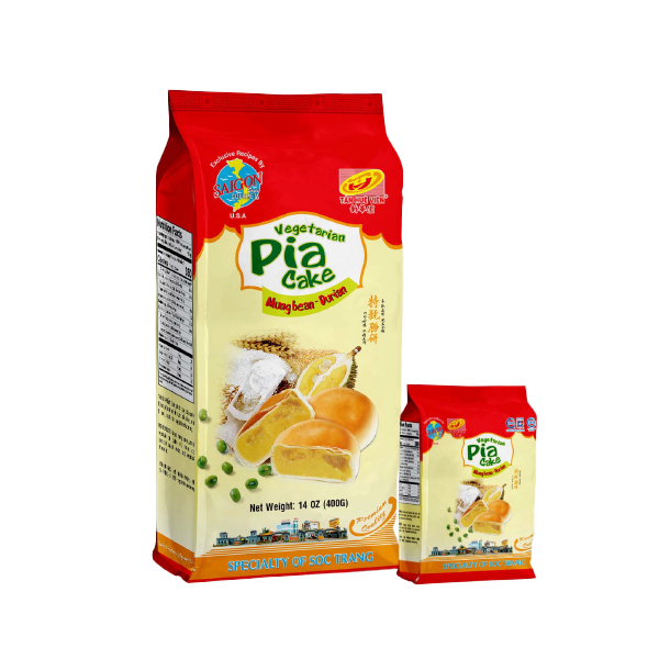  Bánh Pía Đậu Xanh Sầu Riêng Tân Huê Viên - Mung Bean Durian Pia Cake 